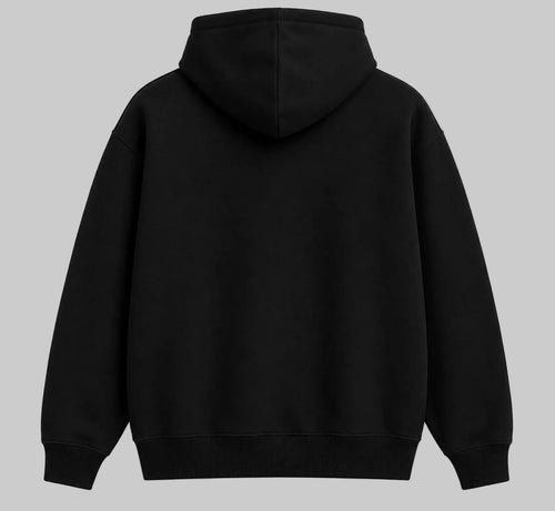 CORSACK Heavyweight Cotton Fleece Hoodie: Oversized Fit, Minimalist Logo Streetwear